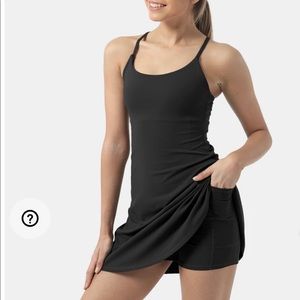 HALARA everyday cloud fly 2-in- 1 flare activity dress